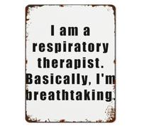 Rustic Tin Sign I Am A Therapist Basically I Am Fantastic for Farmhouse Entryway Hallway Laundry Room Porch 8 X 12 in