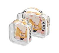Rustico Armadillo Baby Pink Piccolo Toiletry Bag TSA Approvato Multifunzionale Trasparente Cosmetici Bag Uomo Kit Rasatura