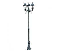 Rustico Candelabri Nero Verde Antico 220cm Migdal Esterni Lanterna-Strada