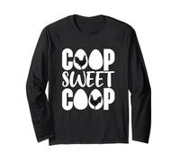 Rustico Coop Sweet Coop Farm pollame amanti degli animali Maglia a Manica