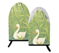 Rustico Green Duck - Guanto resistente al calore fino a 204 °C e presina resistenti al calore, guanti da forno e presine per barbecue, 24,1 x 15,2 cm, 2 pezzi