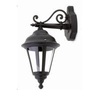 Rustico Lampada da Parete IP44 Alluminio Nero E27 Lanterna per Esterni Giardino