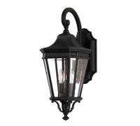 Rustico Lanterna Alluminio Vetro IP44 E14 Lampada da Parete Terrazza Hof Esterno