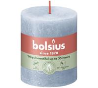 Rustiek Stompkaars Shine 80 x 68 mm Sky Blue Kaars