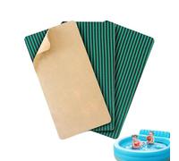 Rustine per Telo da Piscina, Kit di Riparazione Uso per Telo di Sicurezza per Piscina, Telo Adesivo Resistente agli Strappi per Piscina, Spa e Stagno