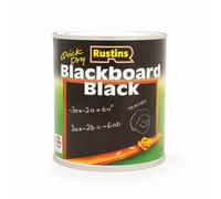 Rustins Blackboard - Vernice per lavagna (125/250/500 ml, 1/2,5 litri), colore: Nero 1 Litre