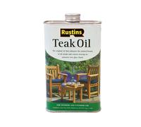 Rustins Olio di Tek 250ml per Legno Interno ed Esterno