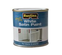 Rustins - Quick Dry White Satin Paint 250ml
