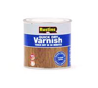 Rustins - Smalto ad asciugatura rapida per vernici lucide/opache/satinate, colore: Trasparente Clear Satin 250ML