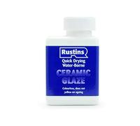 Rustins Smalto in ceramica acrilica di grado professionale, 250 ml, finitura resistente, facile applicazione, risultati sorprendenti per gli appassionati di ceramica fai da te