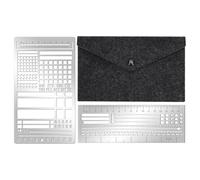 Rustproof Journal Stencil, Metal Scrapbook Template, Bullet Diary Stencils