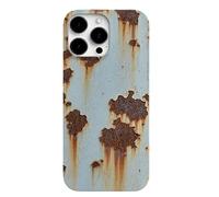 Rusty Phone Case, Vintage Rust Look Mobile Phone Cover, Glossy Rust Metal Look for iPhone 16/15/14/13/12/11 Pro Max Cases (#1,16 Plus)