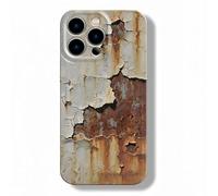 Rusty Phone Case, Vintage Rust Look Mobile Phone Cover, Glossy Rust Metal Look for iPhone 16/15/14/13/12/11 Pro Max Cases (#2,11 Pro Max)