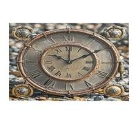 Rusty Steampunk - Tappeto per ingresso, lavabile, con retro in gomma antiscivolo, morbido, resistente alle macchie, piccolo tappeto per camera da letto, bagno, decorazione per pavimento