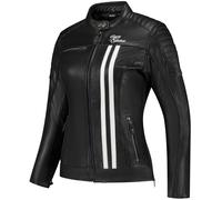 Rusty Stitches Alice, giacca di pelle donna 40 female Nero/Bianco