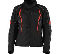 Rusty Stitches Ashley Pixel, giacca tessile impermeabile donna 46 female Nero/Grigio/Rosso