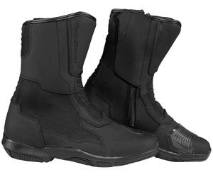 Rusty Stitches Bobby Stivali da moto, nero, taglia 48 per maschi