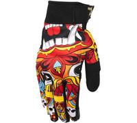 Rusty Stitches Clyde V2 Mask Guanti da moto, nero/multicolore, Taglia 3XL