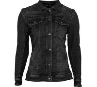 Rusty Stitches Dolly Giacca tessile moto da donna, nero, taglia 40 per donne