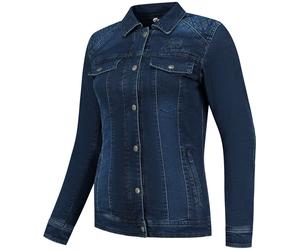 Rusty Stitches Dolly Giacca tessile moto da donna, blu, Taglia 44