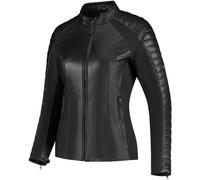 Rusty Stitches Donna Giacca in pelle da moto da donna, nero, taglia 44 per donne