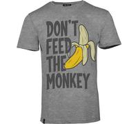 Rusty Stitches Don't Feed The Monkey Maglietta, grigio, Taglia S