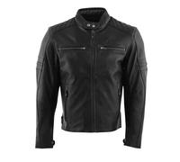 Rusty Stitches Jari V2 Giacca di pelle da moto, nero, taglia L