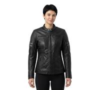 Rusty Stitches Joyce V2 Giacca in pelle da moto da donna, nero, taglia 38 per donne