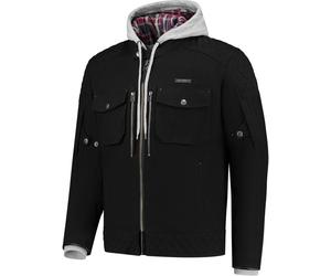 Rusty Stitches Glenn Giacca tessile moto, nero, taglia M per maschi