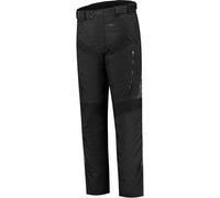 Rusty Stitches Hugo Pantaloni tessili da moto impermeabili, nero/grigio, Taglia M