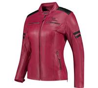 Rusty Stitches Joyce V2, giacca di pelle donna 42 female Rosso Scuro/Nero