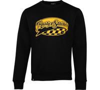 Rusty Stitches Logo pullover, nero-arancione, taglia 3XL per maschi