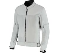 Rusty Stitches Mike Giacca tessile da motocicletta, Grigio chiaro, Taglia XL