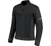 Rusty Stitches Mike Giacca tessile da motocicletta, nero, Taglia XL