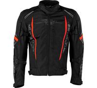 Rusty Stitches Pete Camo, giacca tessile impermeabile XL male Nero/Grigio/Rosso