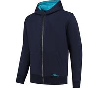 Rusty Stitches Peter Felpa con cappuccio e zip da moto, taglia S