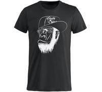 Rusty Stitches Polly T-shirt da donna, nero, Taglia M