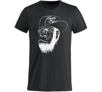 Rusty Stitches Polly T-shirt, nero, Taglia M