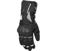 Rusty Stitches Ryder Guanti da moto impermeabili, nero-grigio, taglia S per maschi