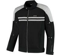 Rusty Stitches Sean Giacca tessile da moto, nero-grigio, taglia XL per maschi