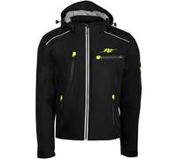 Rusty Stitches Stan Giacca tessile moto, nero/giallo, Taglia L