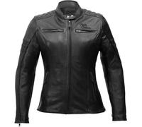 Rusty Stitches Super Joyce Giacca da donna in pelle per moto, nero, taglia 48 per donne