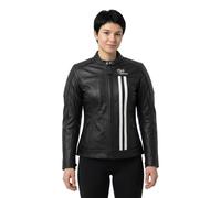 Rusty Stitches Alice, giacca di pelle donna 44 female Nero/Bianco
