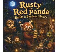 Rusty the Red Panda Builds a Bamboo Library: A Moonlit Story About Books, Friendship, and Sharing Knowledge
