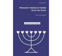 Rut Avni Modern Hebrew Verbs Step By Step (Tascabile)