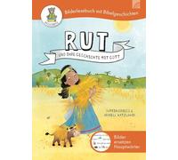 Rut und ihre Geschichte mit Gott: Eine biblische Geschichte erzählt für Leseanfänger. Hauptwörter sind durch Bilder ersetzt. Ein liebevolles Geschenk zur Einschulung und zum Lesen lernen