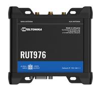 Teltonika RUT976 RedCap 5G bassa latenza e alta capacità cellulare industriale Wi-Fi Router, 4G LTE CAT 4, Dual SIM, RS232, RS485