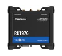 Teltonika RUT976 RedCap 5G bassa latenza e alta capacità cellulare industriale Wi-Fi Router, 4G LTE CAT 4, Dual SIM, RS232, RS485
