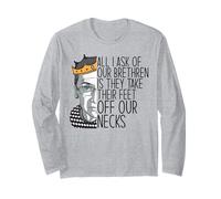 Ruth Bader Ginsburg Chiedi I Piedi al Fratello dal Nostro Collo Meme RBG Maglia a Manica