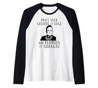 Ruth Bader Ginsburg Chiedi I Piedi al Fratello dal Nostro Collo Meme RBG Maglia con Maniche Raglan